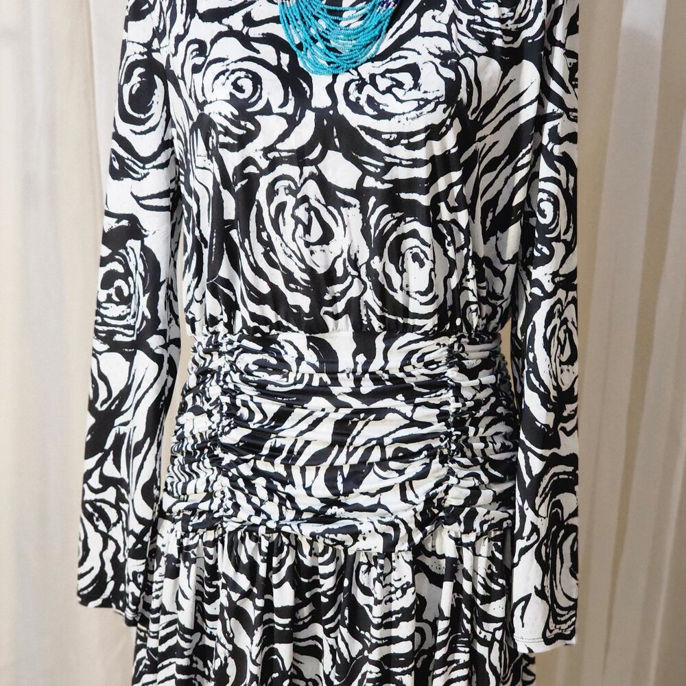 NWT- Black and White Dress